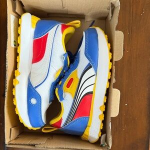 Puma Kids Sneakers in Blue, Red, and Yellow